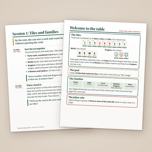 Inside the Teach-a-Friend Kit: the Session 1 page and the Learner's Handout
